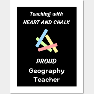 geography teacher gift - geography professor and instructor gift idea for geography of the world teachers and lovers design Posters and Art